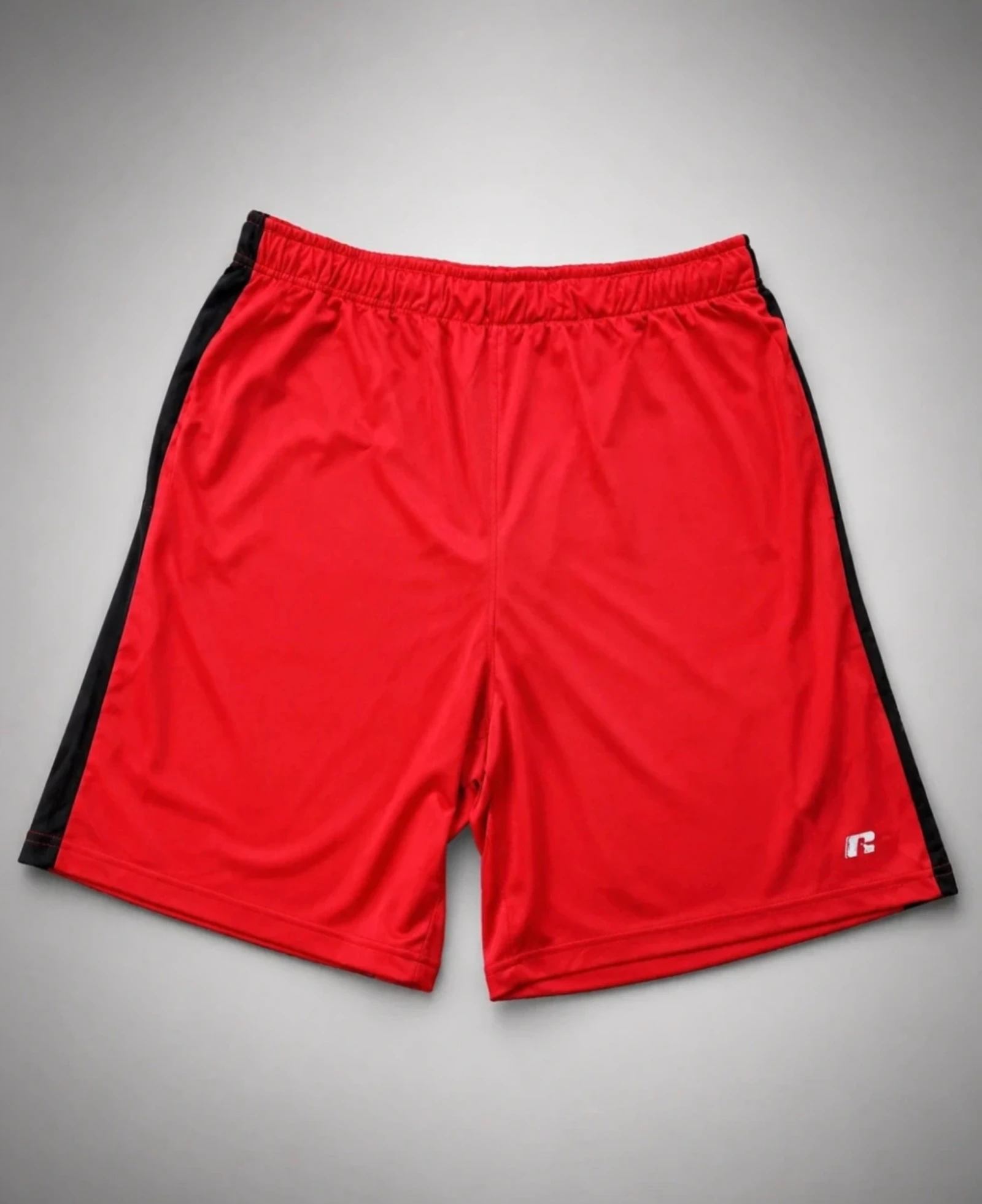 Men's sports shorts by Russell Athletic, size L.